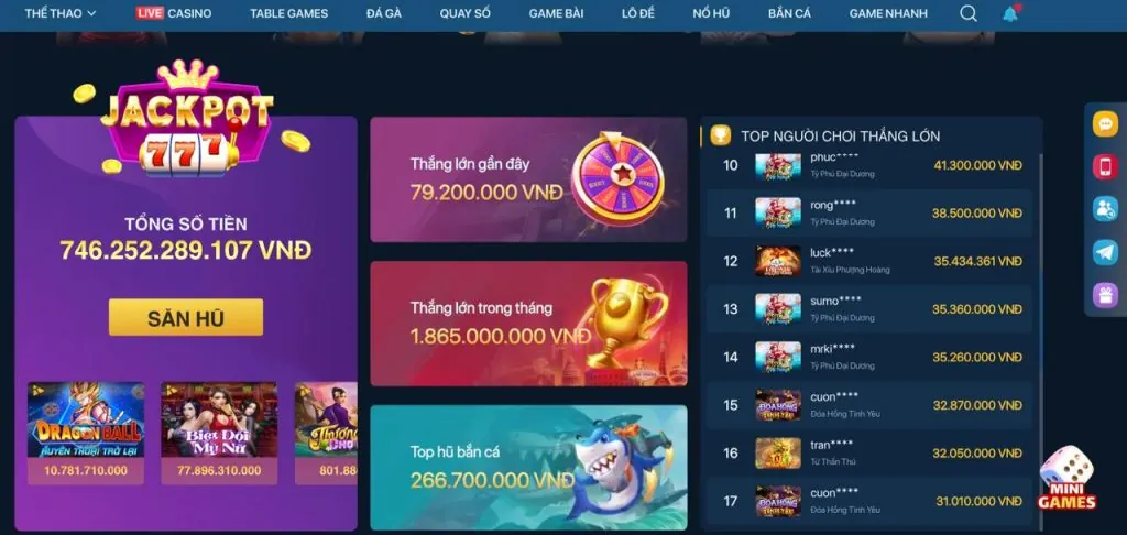 Video Slot với chủ đề phiêu lưu